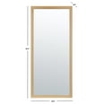 thumbnail image 3 of SAFAVIEH Pravina 18 in. x 39.5 in. Solid Frame Mirror, Gold, 3 of 5