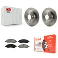 thumbnail image 1 of Transit Auto Rear Disc Brake Rotors and Semi-Metallic Pads Kit for Car 2006-2011 Buick Lucerne Cadillac DTS K8S-101548, 1 of 11