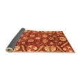 thumbnail image 2 of Ahgly Company Indoor Square Abstract Orange Modern Area Rugs, 8' Square, 2 of 4