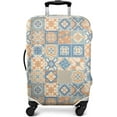 thumbnail image 2 of Travel Luggage Cover Suitcase Protector Fits 18-32 Inch Luggage Wheel Covers Patterned Travel Related Items Flower Luggage Protector Elastic Luggage Anti-scratch Suitcase Cover L, 2 of 6