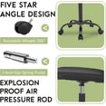 thumbnail image 3 of BestOffice Home Office Chair Ergonomic Mesh Executive Mid Back Adjustable, Lumbar Support Rolling for Women Adults, Black, 3 of 6