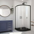 thumbnail image 6 of Dreamline DL-6703-89-09FR Prime 38" Wide X 74 3/4" High Semi Frameless Frosted Glass, 6 of 15