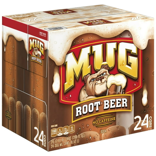 Mug Root Beer, 12 fl oz, 24 pack