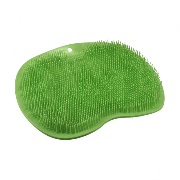 Unique Bargains Foot Massager Scrubber Shower with Suction Cups Green 11.81"x8.85"