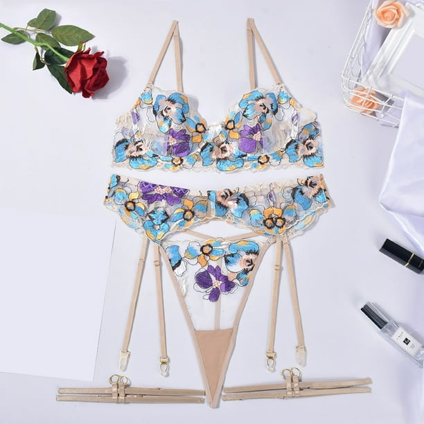 Ropa Interior Tallas Grandes Precios Conjunto De Lencería Sexy De