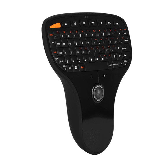 Fyydes N5901 QWERTY Keyboard Trackball 2.4G Wireless Mini USB MultiMedia Keyboard for TV Computer,N5901 QWERTY Keyboard Trackball 2.4G Wireless Mini USB MultiMedia Keyboard for TV Computer,Trackball K