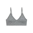 thumbnail image 3 of No Boundaries Seamless Ribbed Triangle Bralette, Sizes XS-XXXL, 3 of 7
