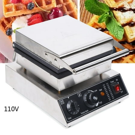 Commercial Waffle Maker, Waffle Making Machine, Electric Waffle Maker for Making Waffles in Home Kitchens, Parties, Fast Food Stores