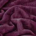 thumbnail image 4 of JML Flannel Fleece Blanket,Soft 1 Ply Lightweight Bed Blanket,Purple, King (85"x 94"), 4 of 6