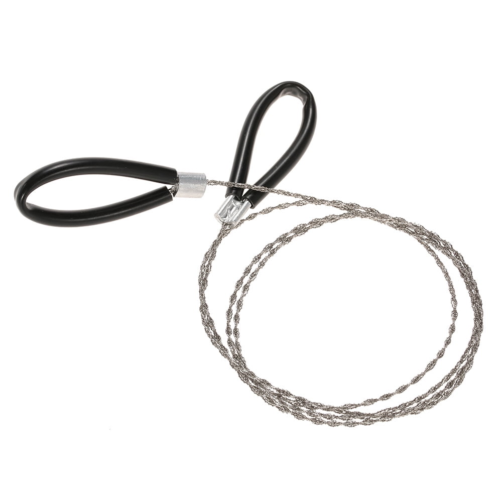 Lightweght Stainless Steel Wire Saw Outdoor Survival Tool Kit Survival Saw Ge~JT 
