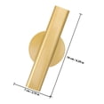 thumbnail image 2 of BESTYASH 2Ud Florero Colgante Metálico Dorado Ideal Para Hogar, 2 of 8