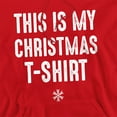 thumbnail image 2 of This is My Christmas T-Shirt Unisex Adult Pull-Over Hoodie, 2 of 5