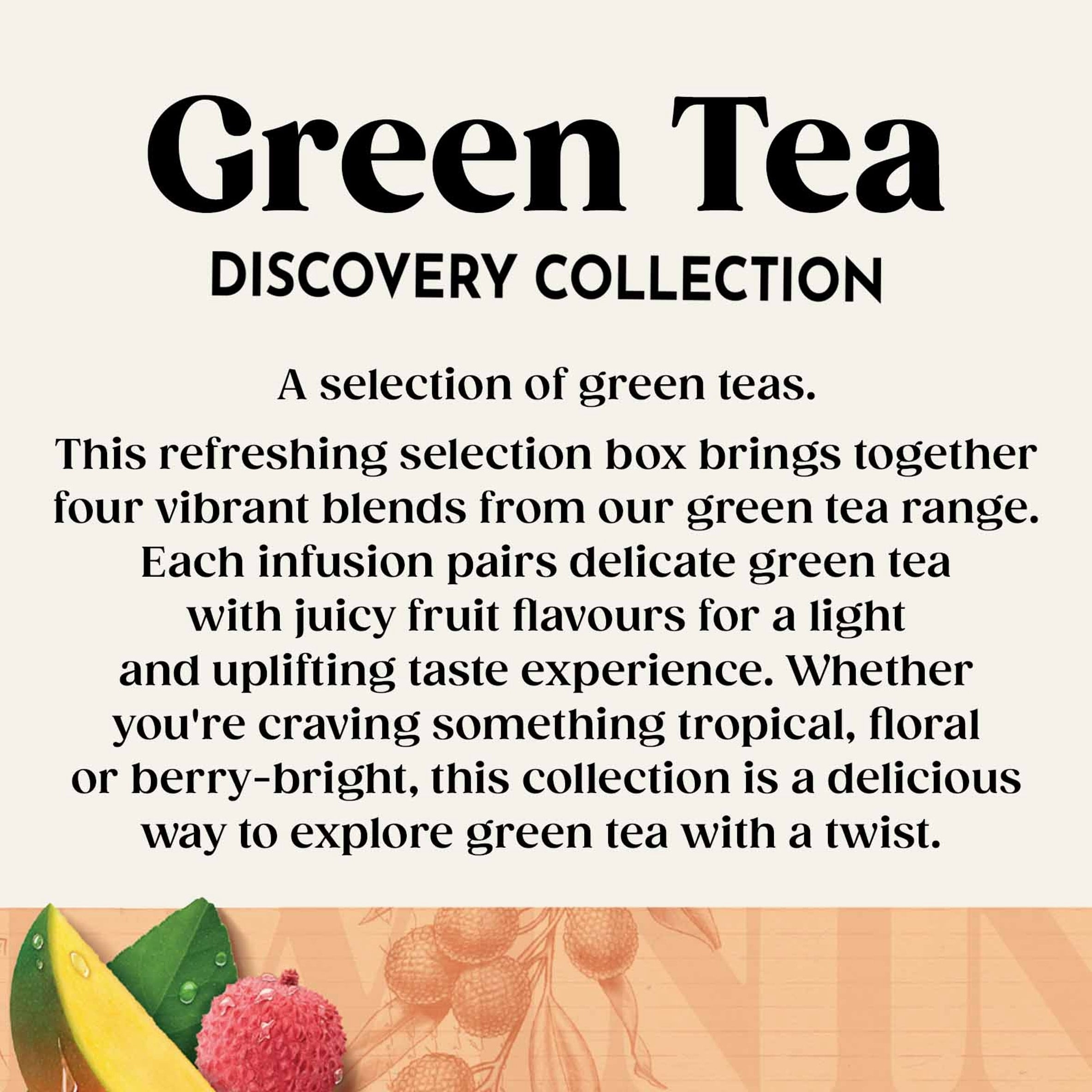 Twinings Green Tea Discovery Collection 20 Tea Bags 35g, Imported from Britain
