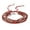 Red, variant on Bohemian Boho Stackable Beaded Bracelets for Women Girls Multilayers Stack Beads Bracelet Colorful Charm Handmade Jewelry Adjustable Sizes Multicolors 1pc Pack(bl003562-4)