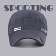 thumbnail image 3 of VETPW Sports Mesh Baseball Cap, 2 Pack Summer Breathable Mesh Baseball Sun Cap Sport Quick Drying Hats Unisex Running Visor Cap with Adjustable Buckle Closure, 3 of 10