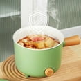 thumbnail image 4 of HLONK Electric Cooking Pot Multifunctional Non Stick Electric Cooking Pot 2 Gear Mini Hot Pot Cooker with Handle Electric Hot Pot Suitable for Dorm Small Families Apartments Hotel Cooking, 4 of 9