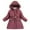 Hot Pink, variant on Boys Winter Coat,Boys Puffer Coat Mid-Length Heavyweight with Trim Hood Warm and Windproof Boys' Hooded Winter Coat Boys Jackets Size 5-6 Years