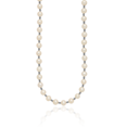 thumbnail image 2 of 925 Sterling Silver 6mm White Round Freshwater Cultured Pearl Necklace Chain, 2 of 4