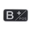 thumbnail image 1 of Parches adhesivos tipo sangre positivos bordados, insignias de PVC (blanco y negro B+) Likrtyny Deportes al aire libre Salida diaria Juego de fiesta, 1 of 6