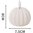thumbnail image 2 of YSTIANN 4 Pack LED Pumpkin Candles - Battery Operated Flameless Halloween Lights with Realistic Flickering Flame, Fall Decor for Home Table Centerpiece Party (Pumpkin) WJ94-2789, 2 of 7