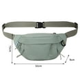 thumbnail image 3 of Sac de Poitrine Décontracté pour Femmes Sacs Messager Simple Sangle Réglable pour Randonnée en Plein Air, 3 of 10