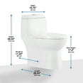 thumbnail image 2 of Ove Decors Jade One-Piece Elongated Toilet With Dual Flush and Soft Close Seat, 2 of 10