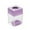 Purple, variant on Yonrjhukm Magnetic Paper Clip Storage Bucket, Cute Office Stationery Organizer for Paper Clips, Push Pins, and Binder Clips, Convenient Desk Storage Solution