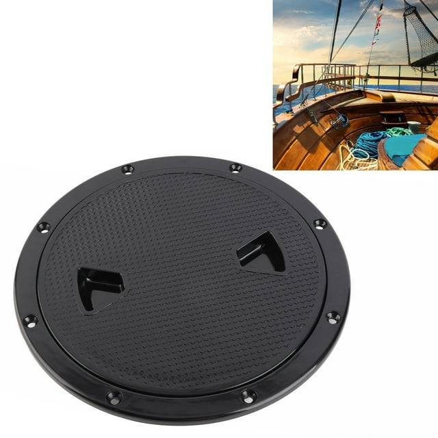 Reemplazo De La Placa De La Cubierta, Instalación Simple De Placa De Cubierta Sin Deslizamiento Redonda Para RV Para Bote Marino