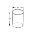 thumbnail image 3 of Azar Displays 556610 Clear Acrylic Cylinder Display, Plastic Round Container and Riser, 6"W x 10"H, 3 of 3