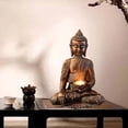 thumbnail image 4 of Bouddha Chauffe-Plat Jardin Sculpture Maison Chambre Table à Collectionner, 4 of 10
