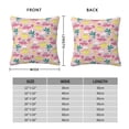 thumbnail image 2 of Pofeuu Dinosaur Print Double-sided plush pillowcase Square Throw Pillow Covers Pillows Cover for Living Room Bedroom Sofa Couch Cushion Cover（No pillow core）-12"x12", 2 of 7