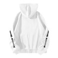 thumbnail image 2 of Aayomet Zip Up Hoodie Women Womens Casual Hoodies Long Sleeve Lightweight Pullover Tops Loose Sweatshirt with Pocket,White M, 2 of 4