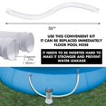thumbnail image 2 of Manguera de repuesto para piscina para piscinas sobre el suelo manguera de bomba de filtro para bomba blanca 3 uds Kuyhfg Sin marca, 2 of 5