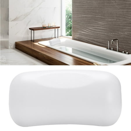 Lhcer X12 White High Grade Soft Pu Bathtub Pillow Durable Bath