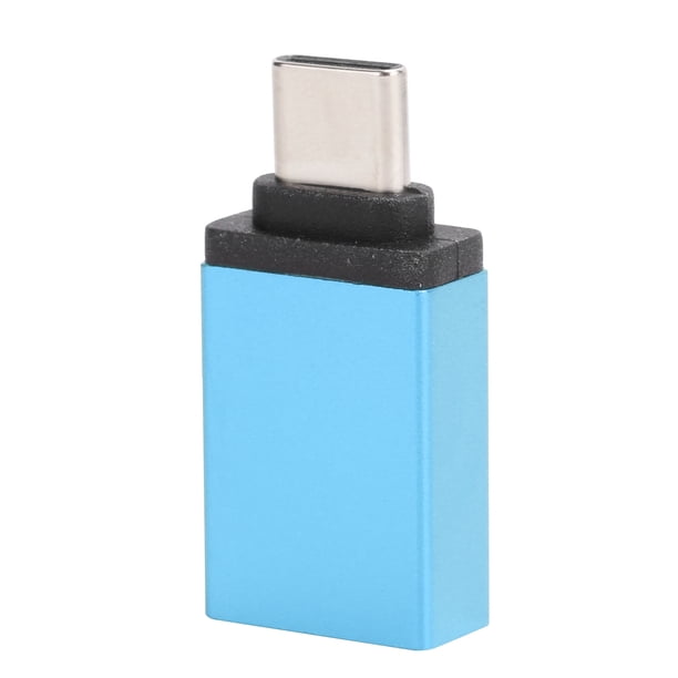 Adaptador USB 2.0 Hembra A Tipo C - 35 Mm, Soporta Carga 5V/3A Y Transferencia De Datos 480 Mbps