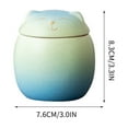 thumbnail image 2 of Cute Cookie Jar Cute Cat Designed Kitchen Canister, Ceramic Coffee Container with Airtight Lid, Food Storage Jar for Sugar, Tea, Spice, Cookies, Candy, Cereal, Nut Clearance, 2 of 5