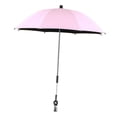 thumbnail image 2 of Sombrilla universal para cochecito con clip con protección UV, sombrilla para cochecito de bebé de 85 cm/33,5 pulgadas con clip para , ajustab Rosa, 2 of 6