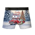 thumbnail image 2 of Santa is Coming Belgian Malinois Merry Christmas Xmas Noel Truck Tree All Over Print Boxer Briefs Underwear for Men Dad Sheepdog Dog Lover Gifts - 02023, 2 of 6