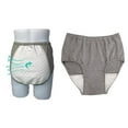 thumbnail image 5 of Youkk Reusable Washable Mens Underwear for Incontinence Breathable Briefs Pant 100CC Light Grey LLL 1Set, 5 of 5