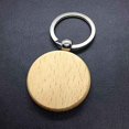 thumbnail image 4 of OUSITAID 50Pcs Blank  Wooden Key Chain Diy Wood Keychains Key Tags Can Engrave Diy Gifts, 4 of 6