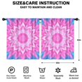 thumbnail image 2 of Blackout Kids Curtains,Pink Tie Dye Lotus Pattern Childrens Insulated Curtains Set Of 2,Bedroom Essentials,Toddler Room Decor 52"x63", 2 of 5