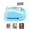 Blue*Rectangle, variant on Grusce Postage Stamp Puncher Rectangular/Square Precise Stamp Hole Punch Tool Portable Paper Punch for DIY Crafting Scrapbooking Greeting Card
