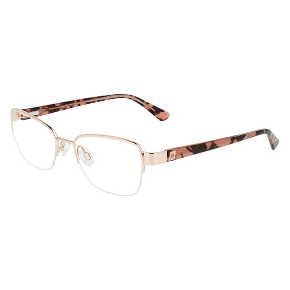 Anne Klein AK5093 770 Women's Rose Gold Metal Half Rim Eyeglasses