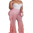 thumbnail image 3 of Pantalon Large en Maille Transparente pour Femmes, Couverture de Bikini Ample, 3 of 4