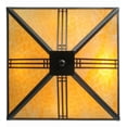 thumbnail image 2 of Meyda Tiffany 143407 Prairie Loft 4 Light 26" Wide Semi-Flush Ceiling Fixture - Brown, 2 of 7