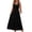 Black, variant on Summer Dresses for Women Flowy Casual Midi Dress Beach Vacation Sundresses with Pockets