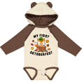 thumbnail image 3 of Inktastic My First Oktoberfest with Fox Boys or Girls Long Sleeve Baby Bodysuit, 3 of 5