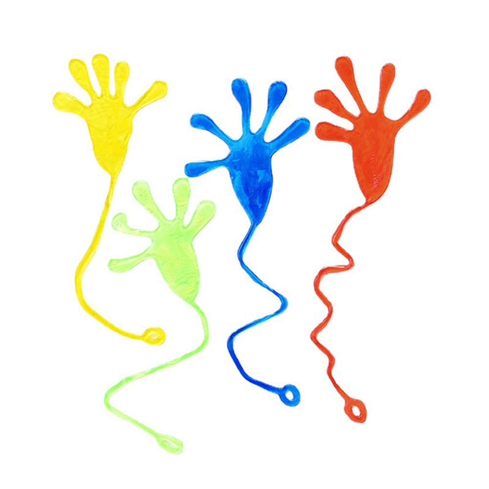 5pcs Sticky Ghost Hands Stress Relieving Wall Climbers Stretchy Sticky Hands  Toy Kids Adults Fun Toy Themed Party Favors Kaesi
