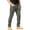 #03 Army Green, variant on 10 Multi-Pocket Water Resistant Tactical Hiking Pants for Men Elastic Waist Rip Resistant Stretch Combat Work Cargo Trousers (Belt Not Included),S,Black