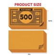 thumbnail image 3 of Set de dinero de juguete Oreven, reemplazo para Monopoly, 60 billetes, 3 of 8
